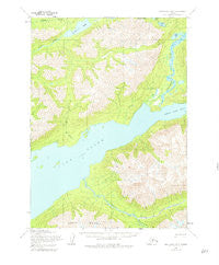 Lake Clark B-3 Alaska Historical topographic map, 1:63360 scale, 15 X 15 Minute, Year 1954