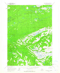 Lake Clark D-4 Alaska Historical topographic map, 1:63360 scale, 15 X 15 Minute, Year 1954