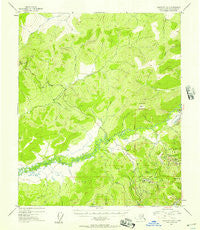Livengood A-2 Alaska Historical topographic map, 1:63360 scale, 15 X 15 Minute, Year 1954