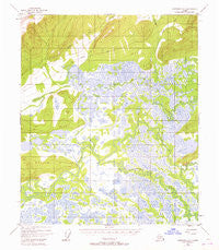 Livengood A-5 Alaska Historical topographic map, 1:63360 scale, 15 X 15 Minute, Year 1951
