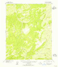 Livengood D-3 Alaska Historical topographic map, 1:63360 scale, 15 X 15 Minute, Year 1954