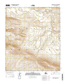 Lookout Ridge A-5 NE Alaska Current topographic map, 1:25000 scale, 7.5 X 7.5 Minute, Year 2015
