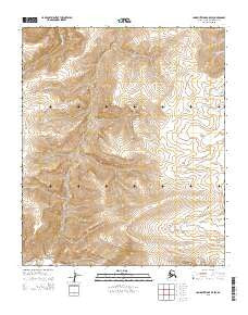 Lookout Ridge B-5 SW Alaska Current topographic map, 1:25000 scale, 7.5 X 7.5 Minute, Year 2015