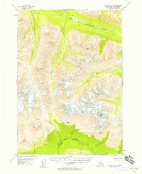 McCarthy A-8 Alaska Historical topographic map, 1:63360 scale, 15 X 15 Minute, Year 1950