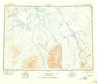 McGrath Alaska Historical topographic map, 1:250000 scale, 1 X 3 Degree, Year 1949