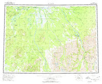 McGrath Alaska Historical topographic map, 1:250000 scale, 1 X 3 Degree, Year 1958