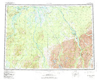McGrath Alaska Historical topographic map, 1:250000 scale, 1 X 3 Degree, Year 1958