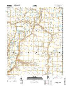 Meade River A-2 SW Alaska Current topographic map, 1:25000 scale, 7.5 X 7.5 Minute, Year 2015