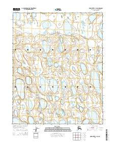 Meade River B-1 NE Alaska Current topographic map, 1:25000 scale, 7.5 X 7.5 Minute, Year 2015