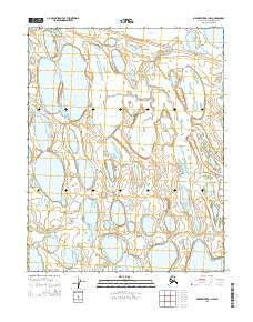 Meade River B-1 NW Alaska Current topographic map, 1:25000 scale, 7.5 X 7.5 Minute, Year 2015