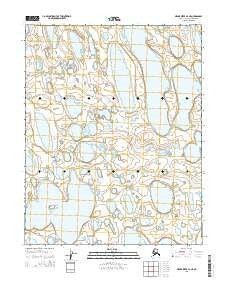 Meade River B-2 NE Alaska Current topographic map, 1:25000 scale, 7.5 X 7.5 Minute, Year 2015