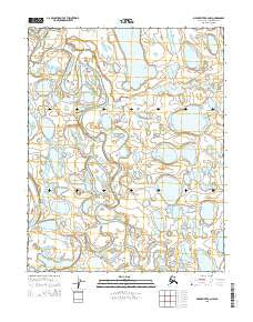 Meade River B-2 NW Alaska Current topographic map, 1:25000 scale, 7.5 X 7.5 Minute, Year 2015