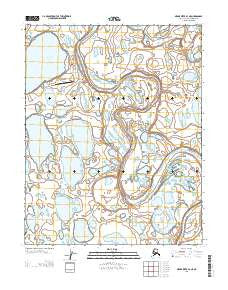 Meade River B-3 NE Alaska Current topographic map, 1:25000 scale, 7.5 X 7.5 Minute, Year 2013