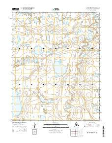 Meade River B-4 SW Alaska Current topographic map, 1:25000 scale, 7.5 X 7.5 Minute, Year 2014
