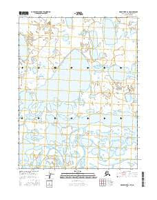 Meade River D-1 NE Alaska Current topographic map, 1:25000 scale, 7.5 X 7.5 Minute, Year 2016