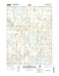 Meade River D-2 NE Alaska Current topographic map, 1:25000 scale, 7.5 X 7.5 Minute, Year 2015