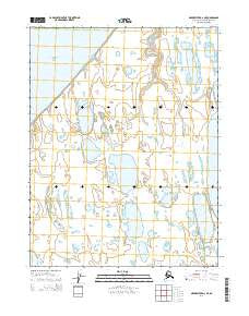 Meade River D-3 NE Alaska Current topographic map, 1:25000 scale, 7.5 X 7.5 Minute, Year 2014