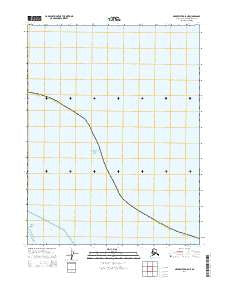 Meade River D-5 NE Alaska Current topographic map, 1:25000 scale, 7.5 X 7.5 Minute, Year 2014