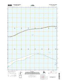 Meade River D-5 NW Alaska Current topographic map, 1:25000 scale, 7.5 X 7.5 Minute, Year 2014