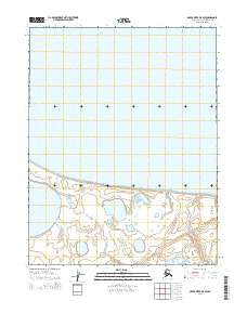 Meade River D-5 SW Alaska Current topographic map, 1:25000 scale, 7.5 X 7.5 Minute, Year 2014
