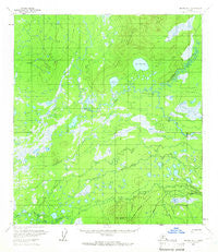 Medfra B-1 Alaska Historical topographic map, 1:63360 scale, 15 X 15 Minute, Year 1958