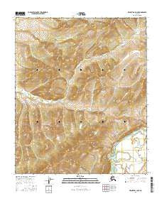 Melozitna A-5 NE Alaska Current topographic map, 1:25000 scale, 7.5 X 7.5 Minute, Year 2016