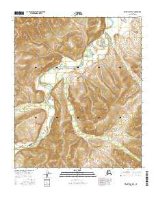Melozitna A-5 SE Alaska Current topographic map, 1:25000 scale, 7.5 X 7.5 Minute, Year 2016