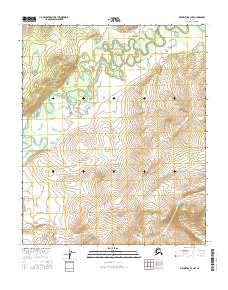 Melozitna B-3 NW Alaska Current topographic map, 1:25000 scale, 7.5 X 7.5 Minute, Year 2016