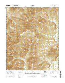 Melozitna B-5 NE Alaska Current topographic map, 1:25000 scale, 7.5 X 7.5 Minute, Year 2016