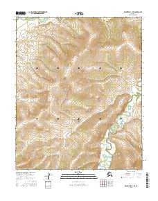 Melozitna C-1 SW Alaska Current topographic map, 1:25000 scale, 7.5 X 7.5 Minute, Year 2016