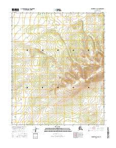 Melozitna C-3 NE Alaska Current topographic map, 1:25000 scale, 7.5 X 7.5 Minute, Year 2016