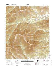 Melozitna D-1 SE Alaska Current topographic map, 1:25000 scale, 7.5 X 7.5 Minute, Year 2016