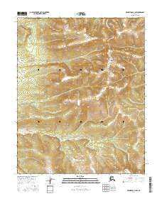 Melozitna D-4 NW Alaska Current topographic map, 1:25000 scale, 7.5 X 7.5 Minute, Year 2016
