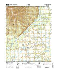 Melozitna D-4 SE Alaska Current topographic map, 1:25000 scale, 7.5 X 7.5 Minute, Year 2016