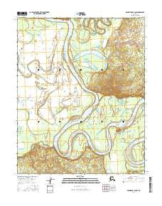 Melozitna D-5 NW Alaska Current topographic map, 1:25000 scale, 7.5 X 7.5 Minute, Year 2016