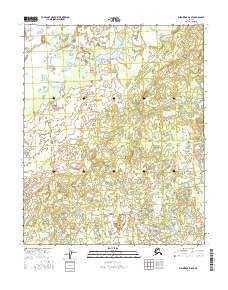 Melozitna D-6 SE Alaska Current topographic map, 1:25000 scale, 7.5 X 7.5 Minute, Year 2016
