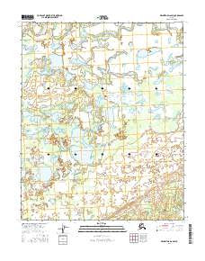 Melozitna D-6 SW Alaska Current topographic map, 1:25000 scale, 7.5 X 7.5 Minute, Year 2016
