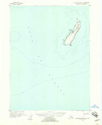 Middleton Island B-7 Alaska Historical topographic map, 1:63360 scale, 15 X 15 Minute, Year 1955