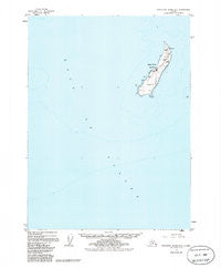 Middleton Island B-7 Alaska Historical topographic map, 1:63360 scale, 15 X 15 Minute, Year 1955