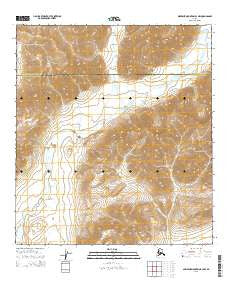 Misheguk Mountain A-3 NW Alaska Current topographic map, 1:25000 scale, 7.5 X 7.5 Minute, Year 2015