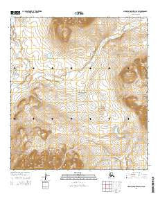 Misheguk Mountain A-3 SW Alaska Current topographic map, 1:25000 scale, 7.5 X 7.5 Minute, Year 2015