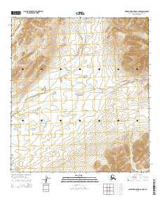 Misheguk Mountain A-4 NW Alaska Current topographic map, 1:25000 scale, 7.5 X 7.5 Minute, Year 2015