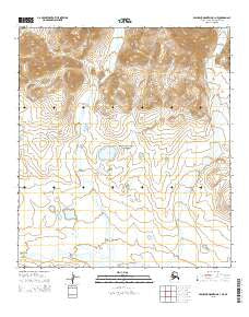 Misheguk Mountain B-1 NE Alaska Current topographic map, 1:25000 scale, 7.5 X 7.5 Minute, Year 2015