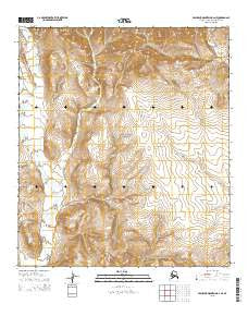 Misheguk Mountain B-2 NE Alaska Current topographic map, 1:25000 scale, 7.5 X 7.5 Minute, Year 2015