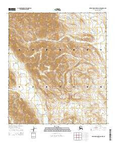 Misheguk Mountain B-2 NW Alaska Current topographic map, 1:25000 scale, 7.5 X 7.5 Minute, Year 2015