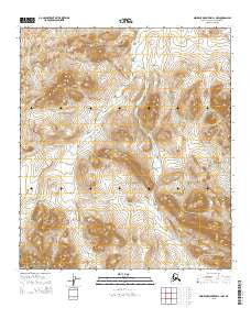 Misheguk Mountain C-1 NW Alaska Current topographic map, 1:25000 scale, 7.5 X 7.5 Minute, Year 2015