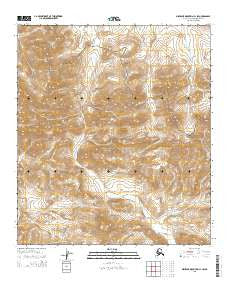 Misheguk Mountain C-1 SW Alaska Current topographic map, 1:25000 scale, 7.5 X 7.5 Minute, Year 2015