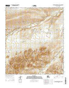Misheguk Mountain D-1 SW Alaska Current topographic map, 1:25000 scale, 7.5 X 7.5 Minute, Year 2015