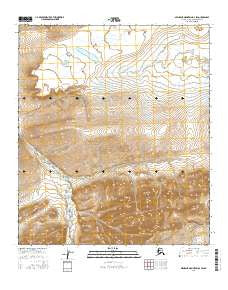 Misheguk Mountain D-3 SW Alaska Current topographic map, 1:25000 scale, 7.5 X 7.5 Minute, Year 2016