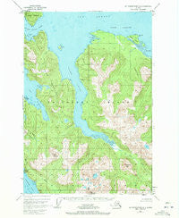 Mount Fairweather A-1 Alaska Historical topographic map, 1:63360 scale, 15 X 15 Minute, Year 1948